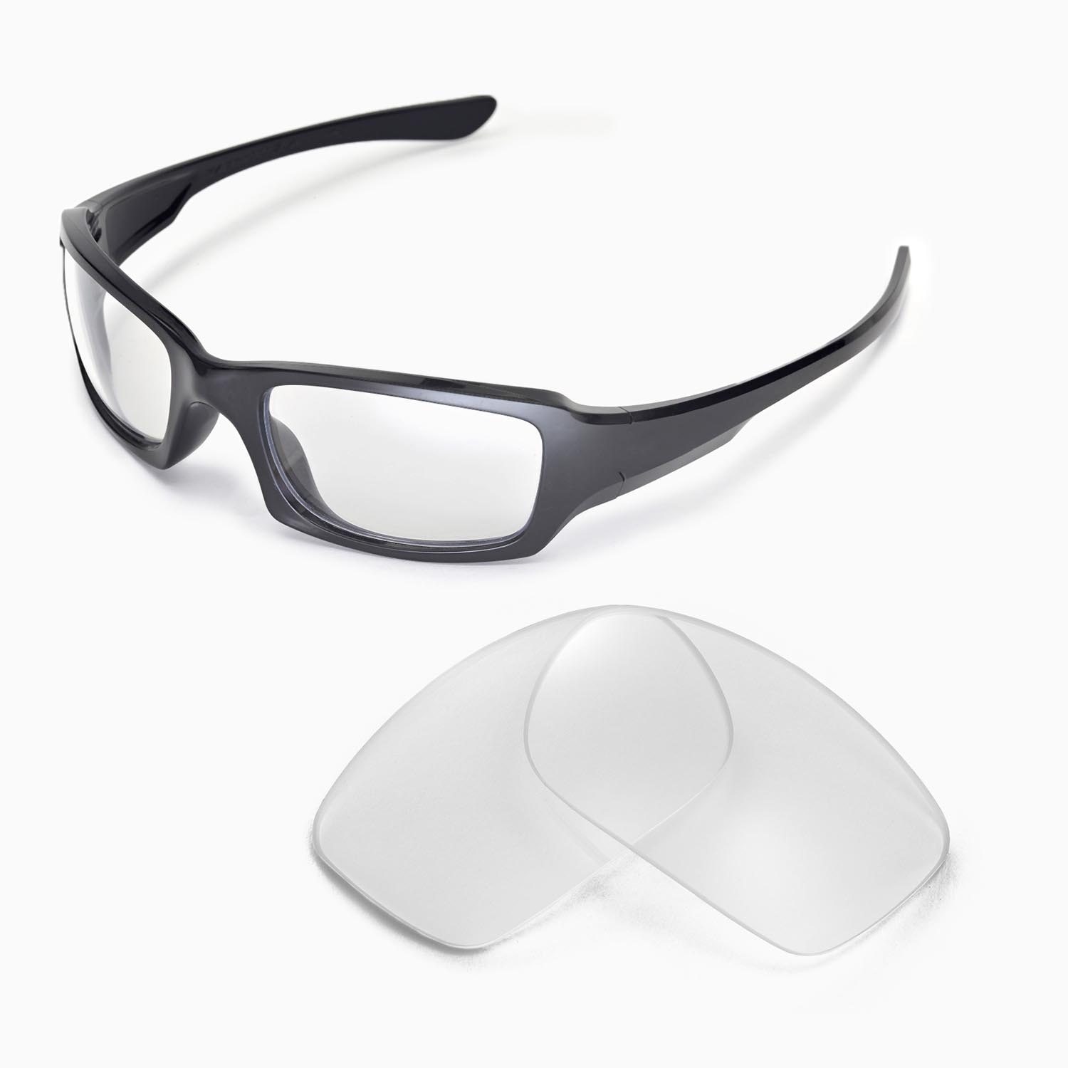 Walleva Replacement Lenses for Oakley Fives Squared Sunglasses ...