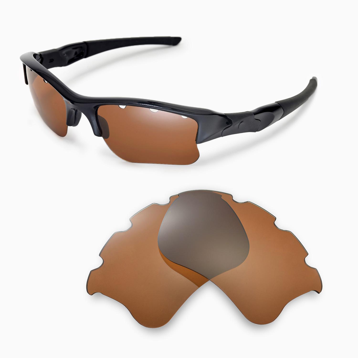 oakley flak jacket clear lenses