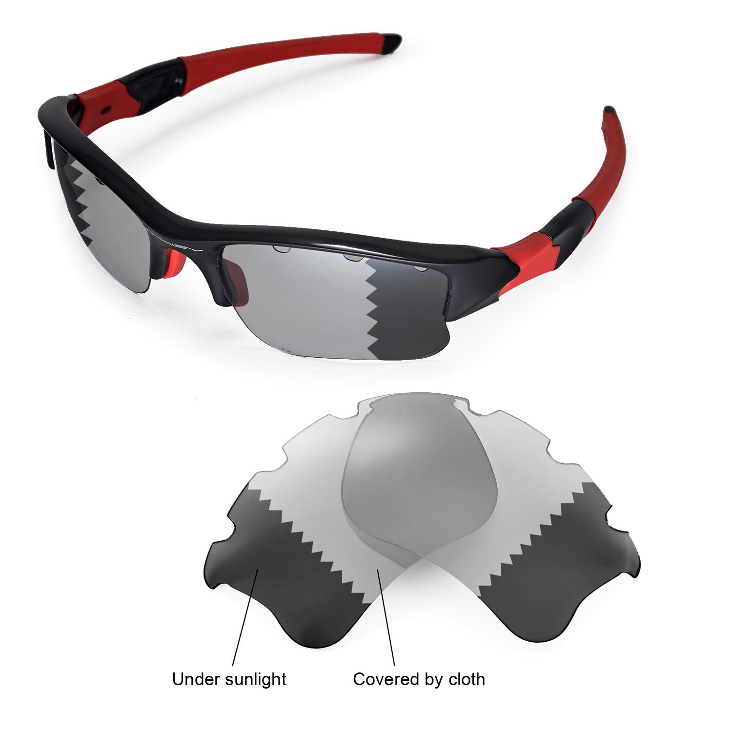 oakley transition lenses flak jacket