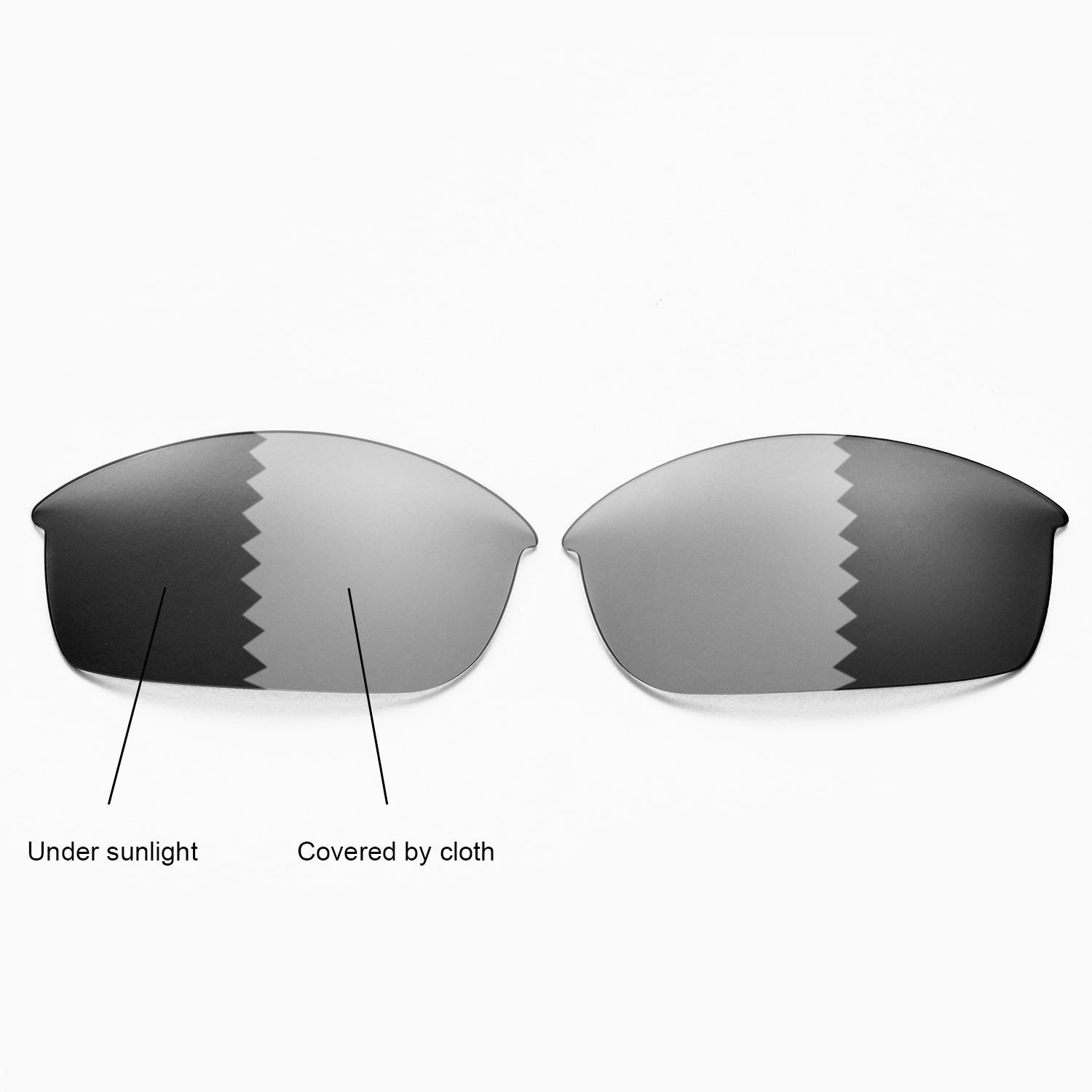 New Walleva Polarized Transition/Photochromic Lenses For Oakley Flak Jacket