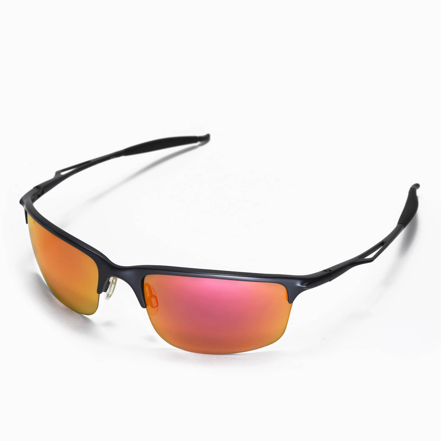 New WL Polarized Fire Red Replacement Lenses For Oakley  