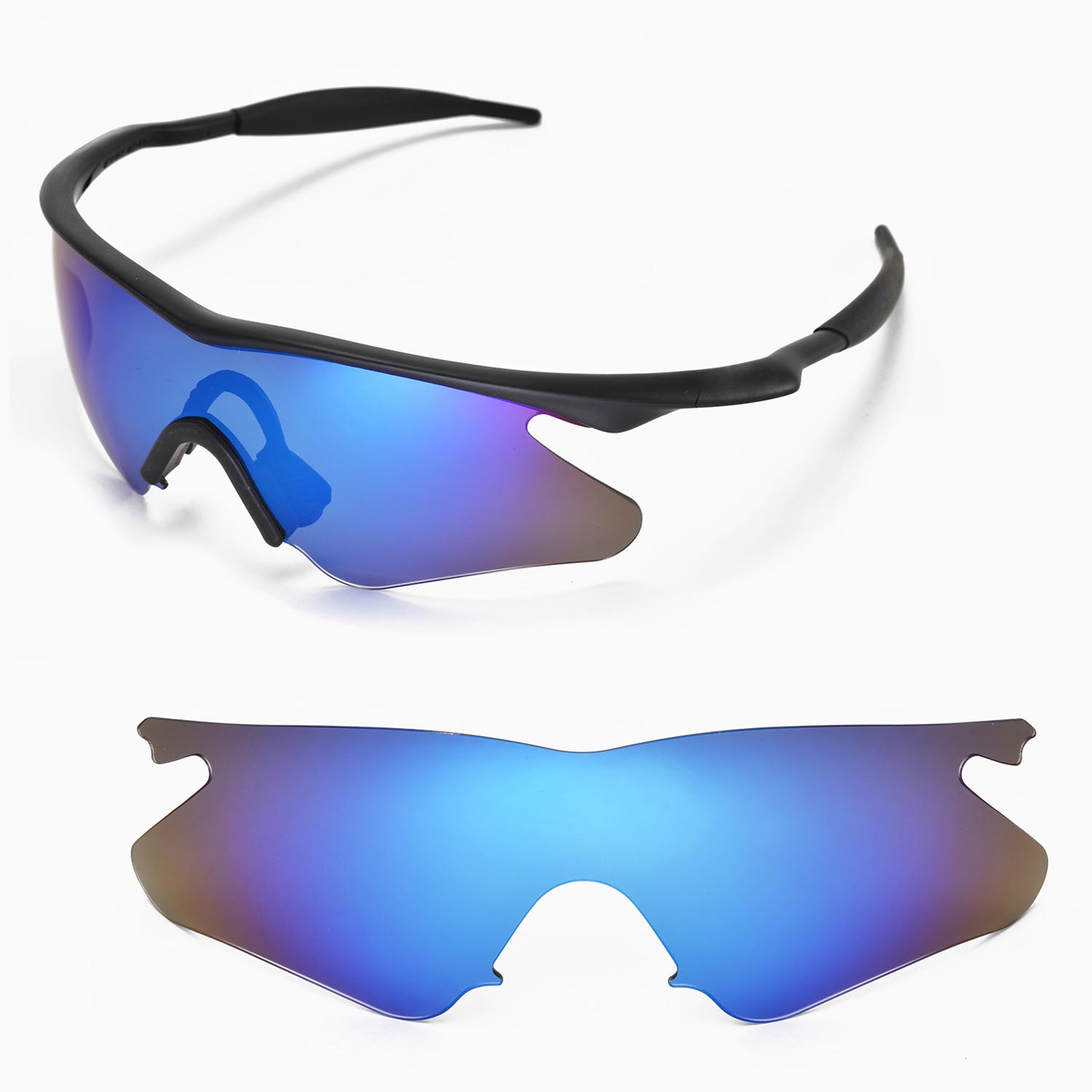 New Walleva Ice Blue Replacement Lenses 