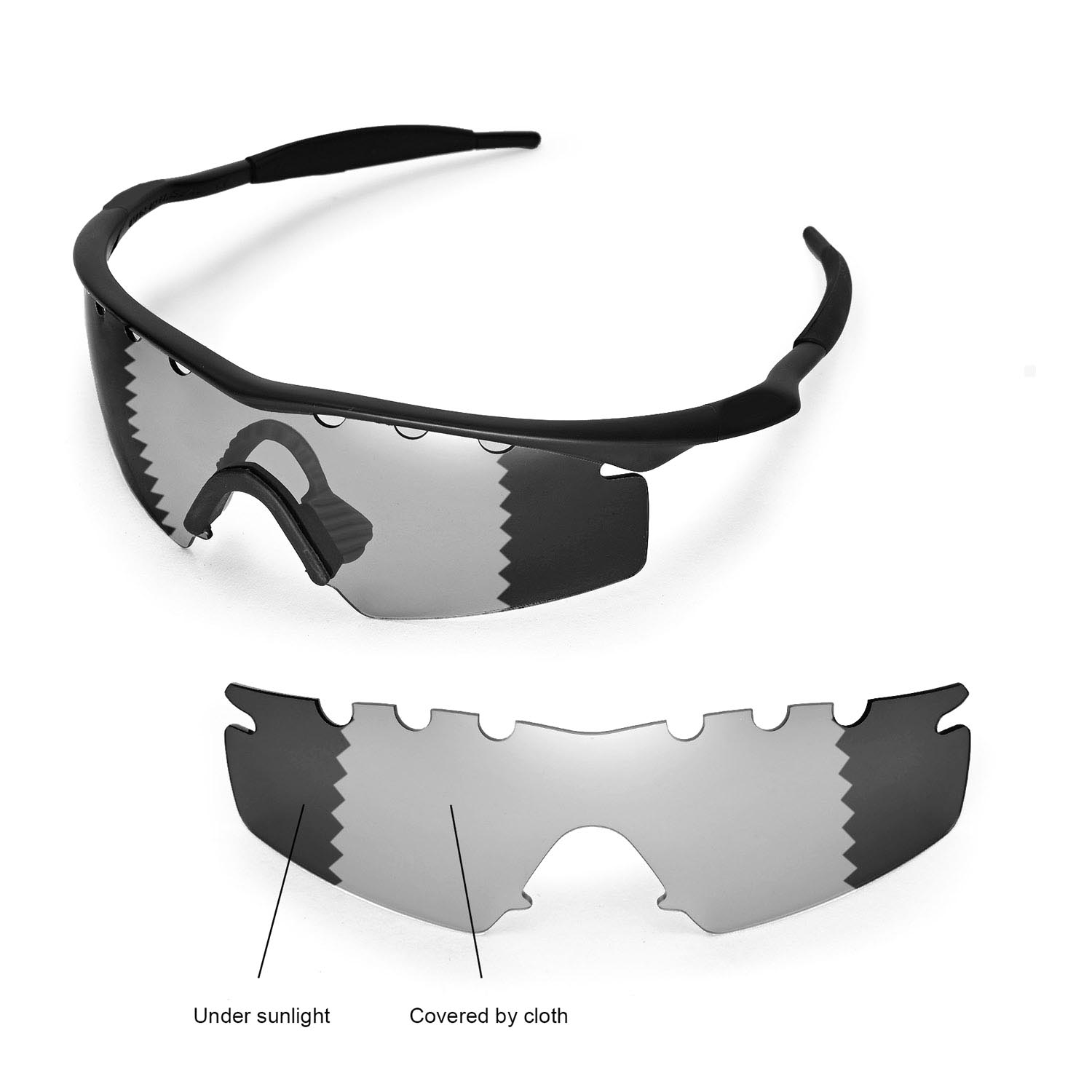 m frame photochromic lens