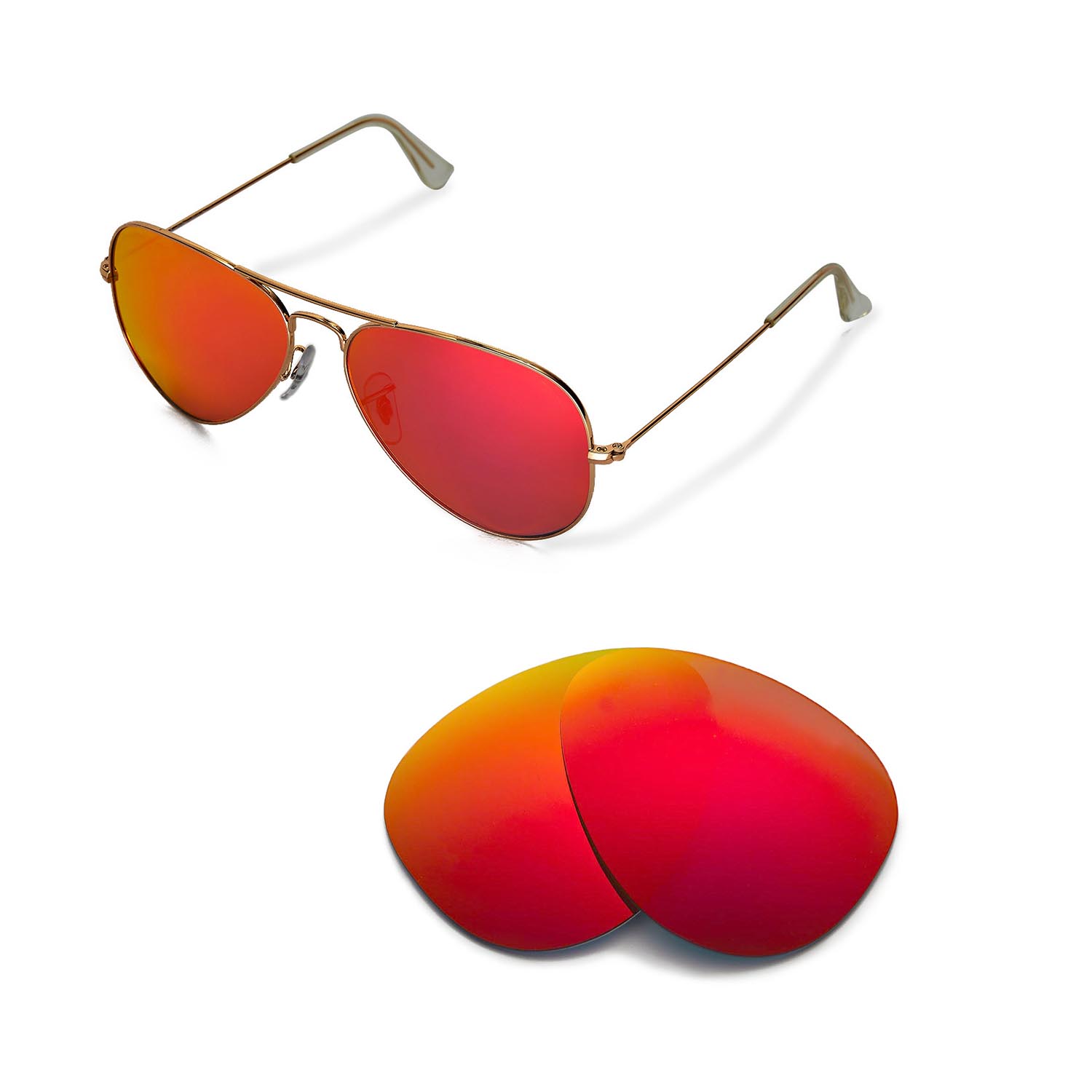 red lens wayfarer sunglasses