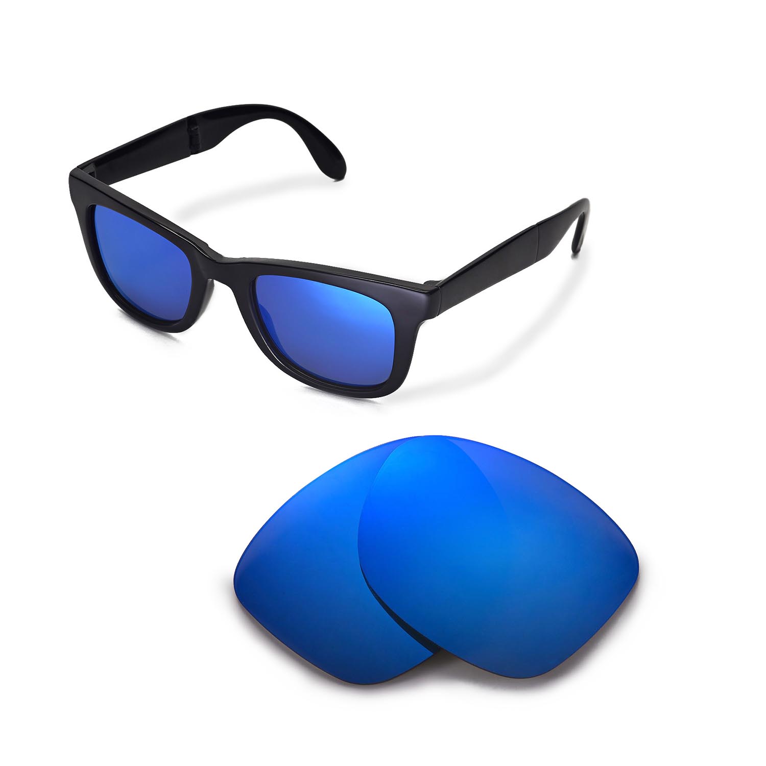 blue tinted ray bans