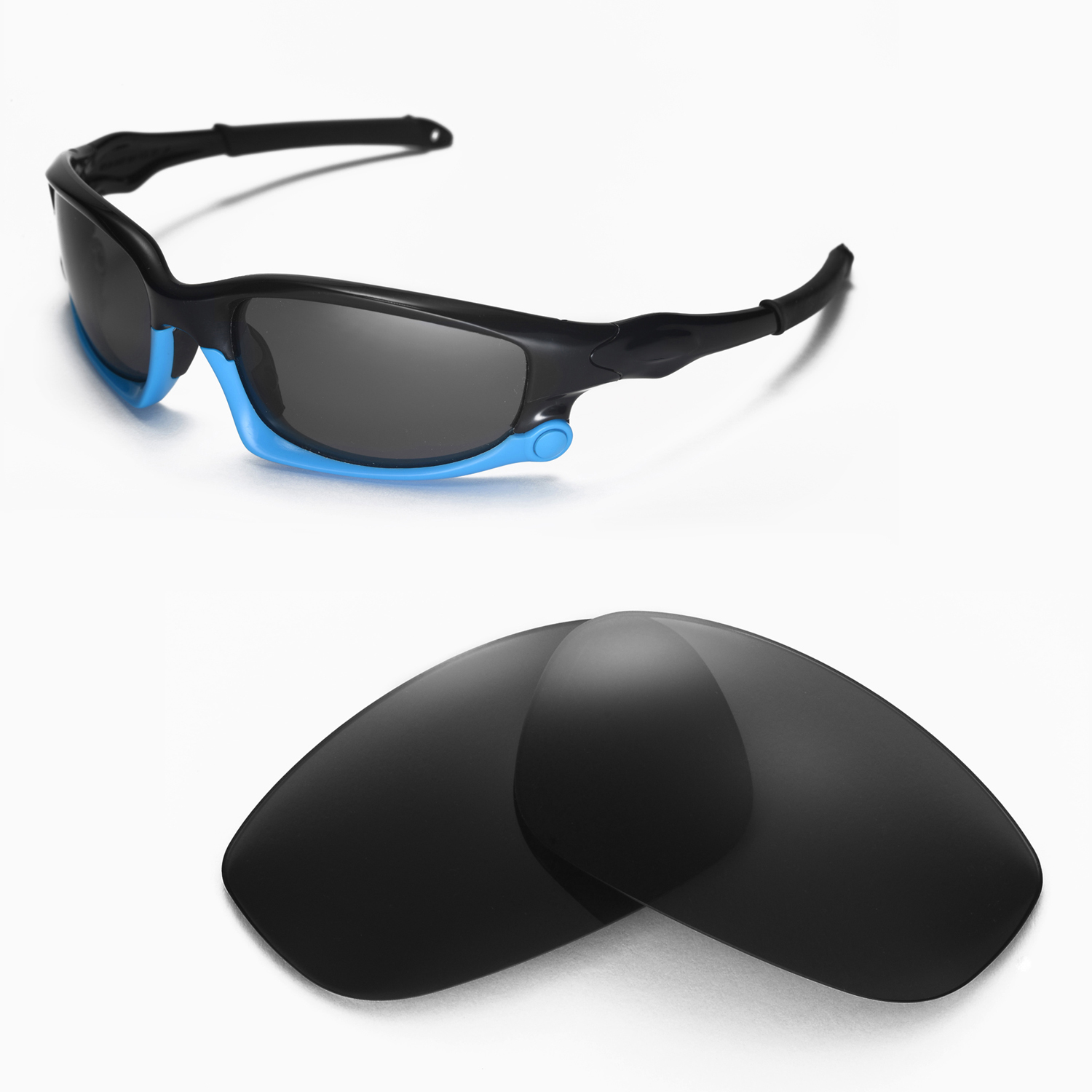 Walleva Replacement Lenses for Oakley Split Jacket Sunglasses -Multiple ...