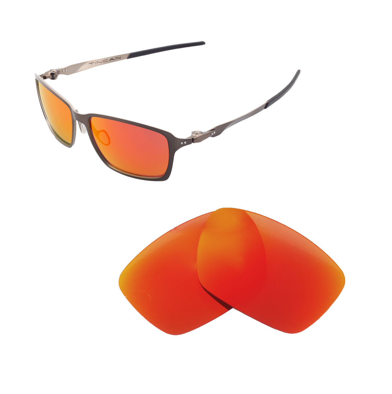 Walleva Polarized Fire Red Replacement 