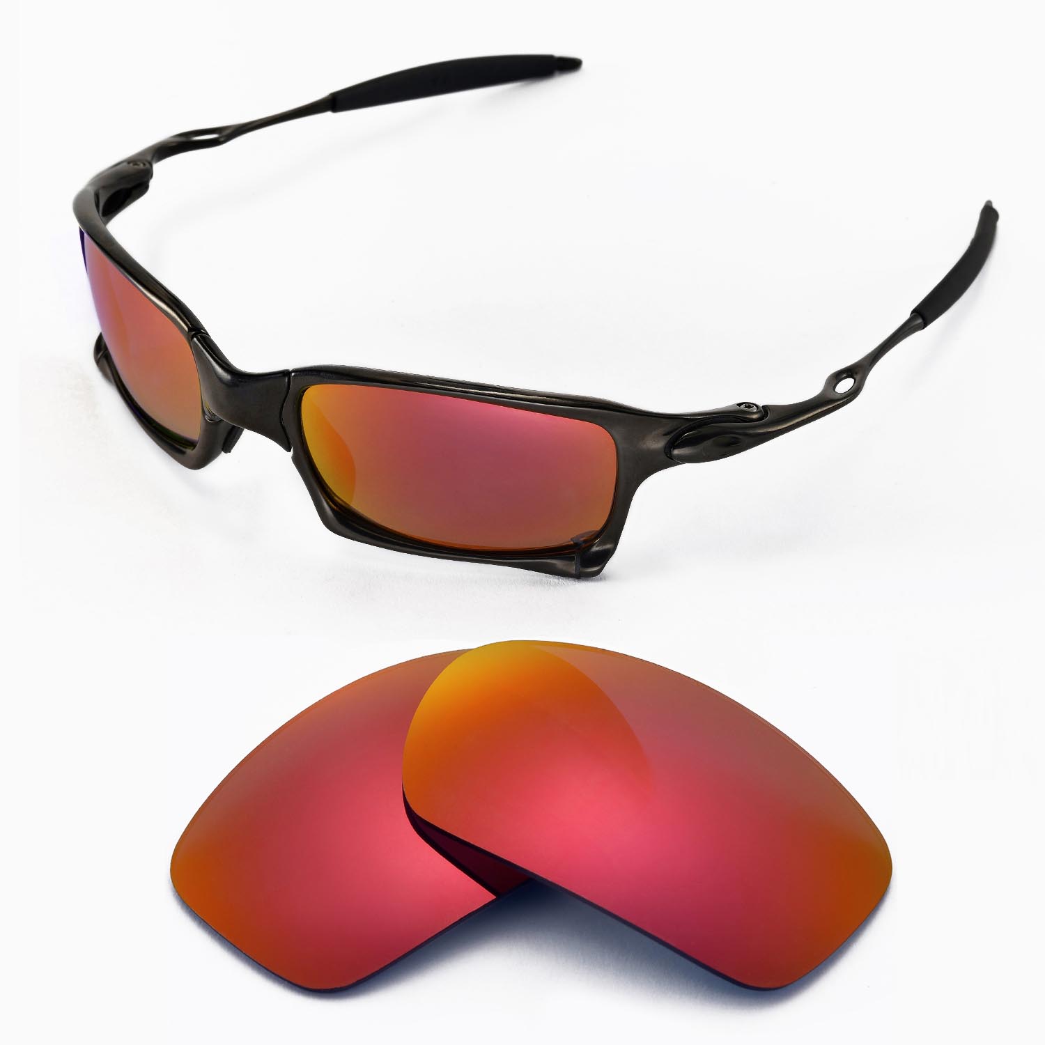 New Walleva Polarized Fire Red Lenses 